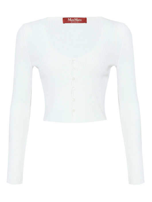 Max Mara Кардиган в рубчик