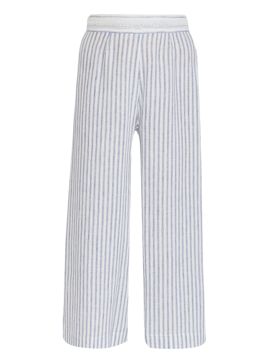 Ermanno Scervino Брюки из льна с узором полоска