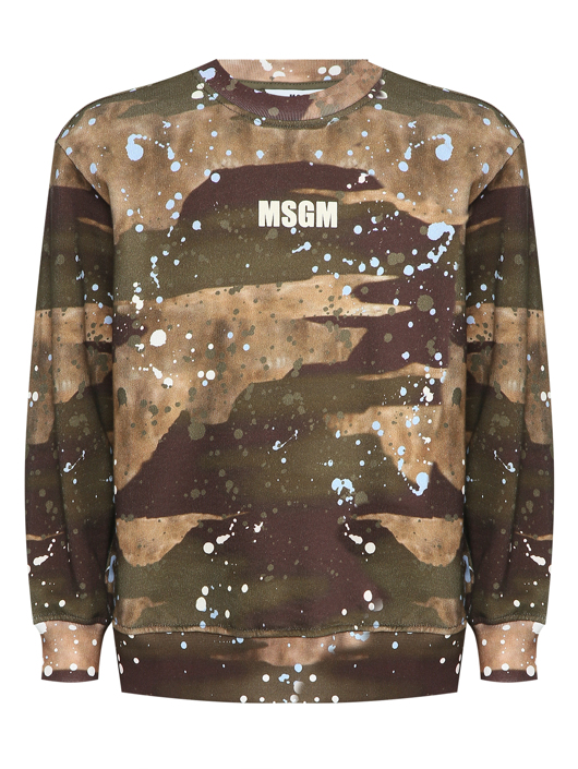 MSGM Толстовка из хлопка с принтом