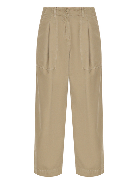 Weekend Max Mara Укороченные брюки с защипами