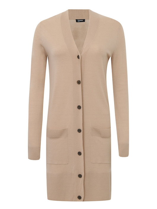Jil Sander Navy Кардиган из шерсти