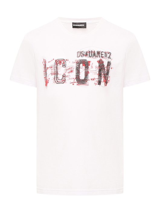 Dsquared2 Футболка с объемным принтом