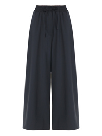 Weekend Max Mara Широкие брюки из шерсти на резинке