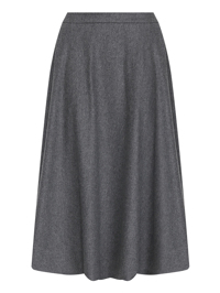 Max Mara Однотонная юбка из шерсти