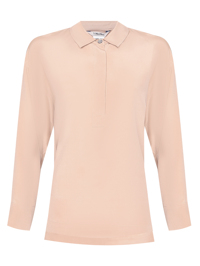 Max Mara Блуза однотонная из шелка