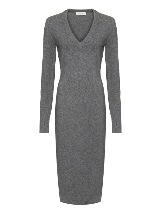 Sportmax Трикотажное платье из шерсти и кашемира