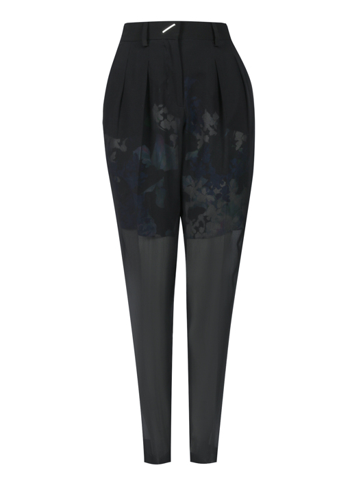 Sportmax Брюки из шелка свободного кроя