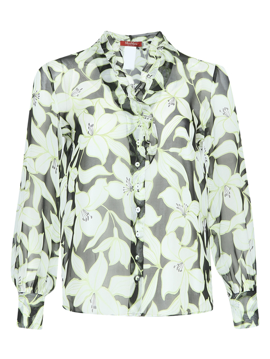 Max Mara Блуза из шелка с узором