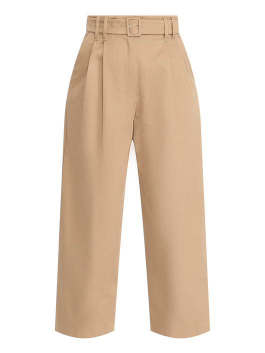 Max Mara Брюки из хлопка с поясом