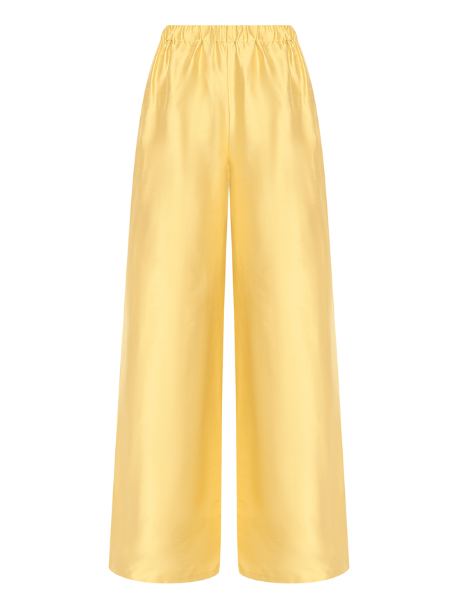 Max Mara Широкие брюки из шелка