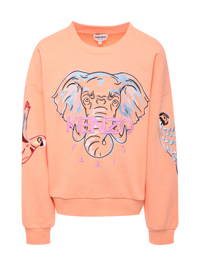 Kenzo Свитшот из хлопка с вышивкой