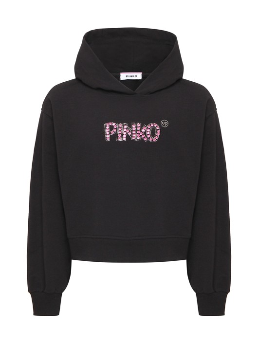PINKO Толстовка с капюшоном и логотипом