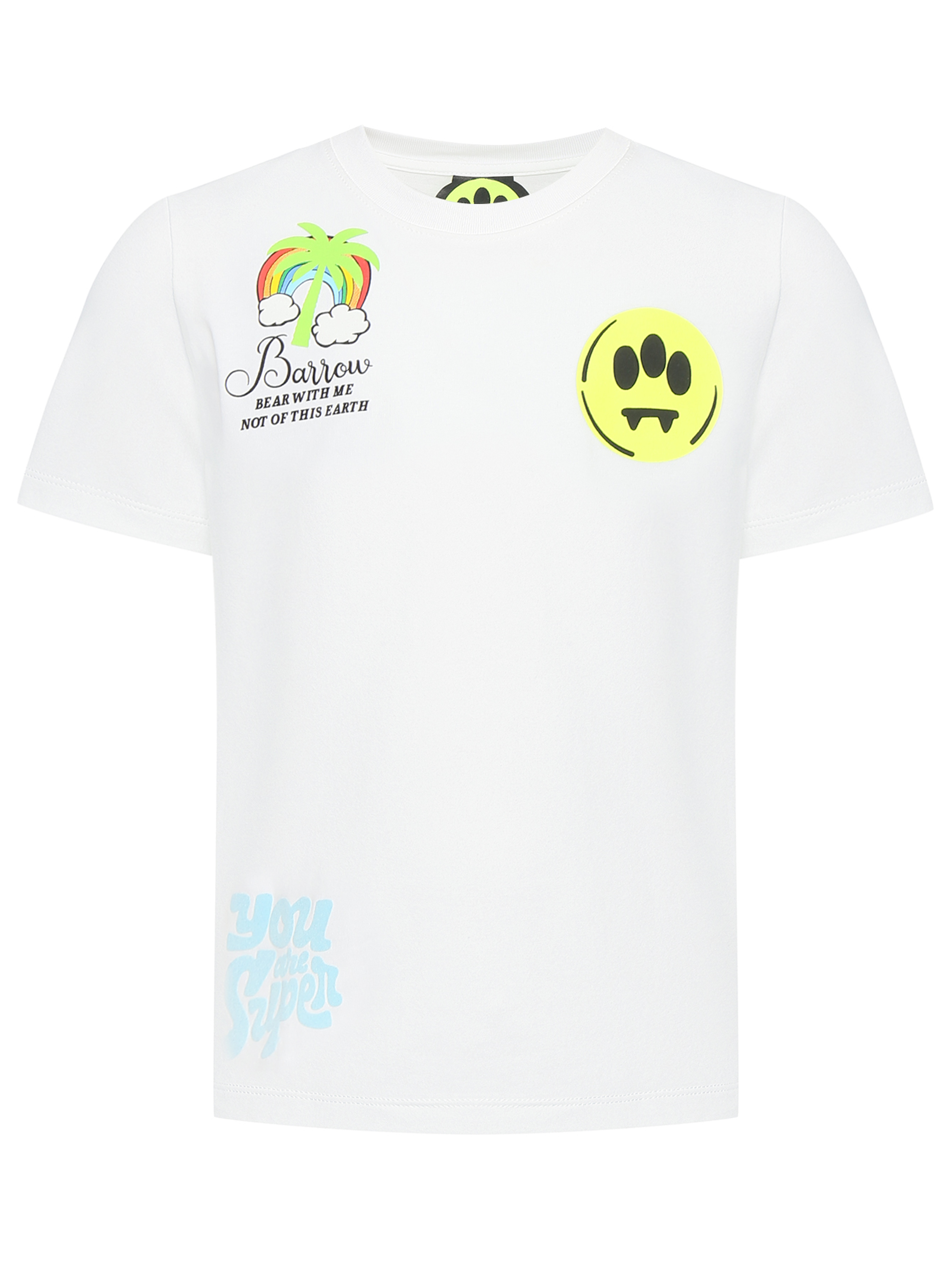 Футболка из хлопка с принтом