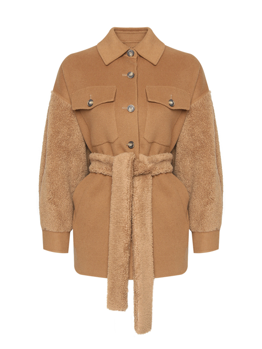 Weekend Max Mara Куртка-рубашка из шерсти