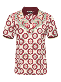 Etro Поло из хлопка с узором