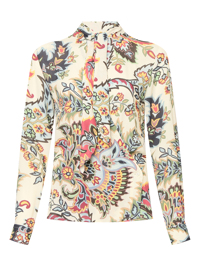 Etro Блуза на запах с узором
