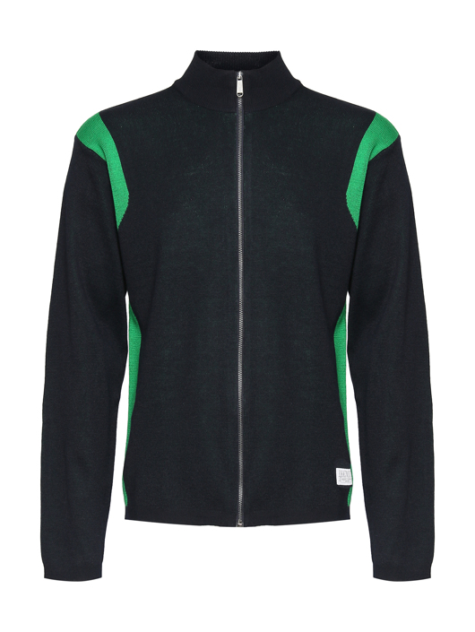 Bikkembergs Кардиган из смешанной шерсти на молнии