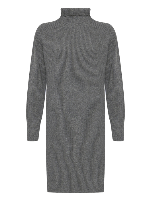 Max Mara Платье однотонное из шерсти и кашемира