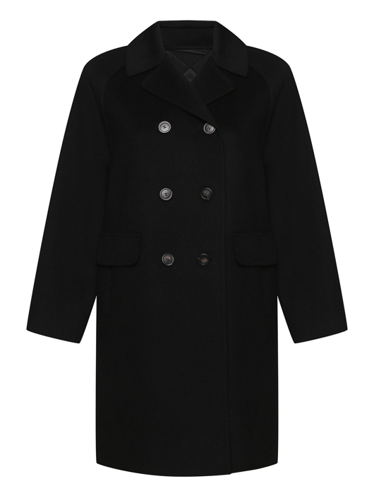 Weekend Max Mara Двубортное пальто из шерсти