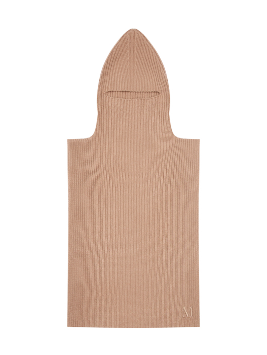 Max Mara Балаклава с манишкой из кашемира