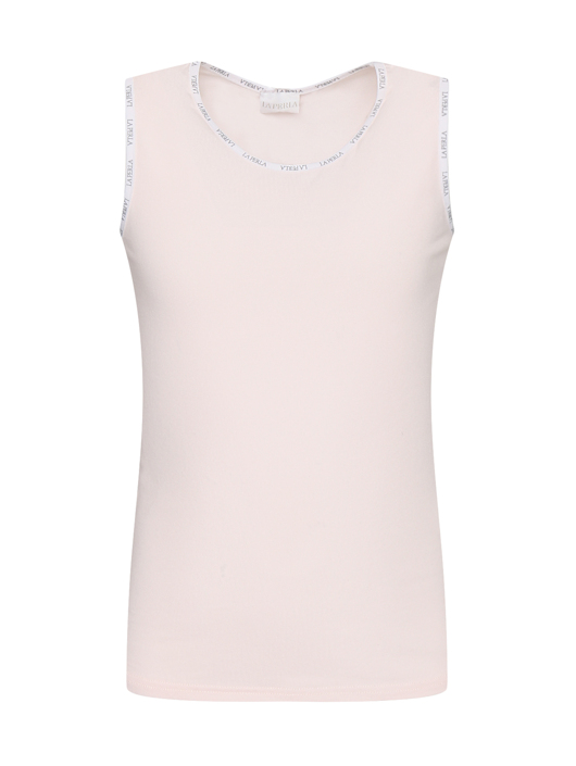 La Perla Майка из хлопка с логотипом