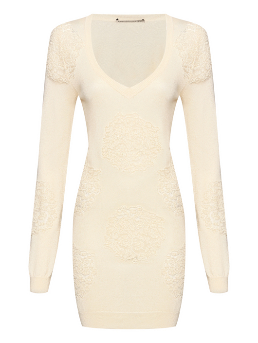 Ermanno Scervino Джемпер тонкой вязки с V-образным вырезом