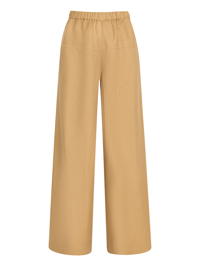 Max Mara Брюки из льна и шелка на резинке
