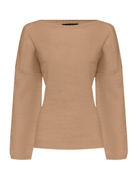 Weekend Max Mara Джемпер из льна свободного кроя с разрезами