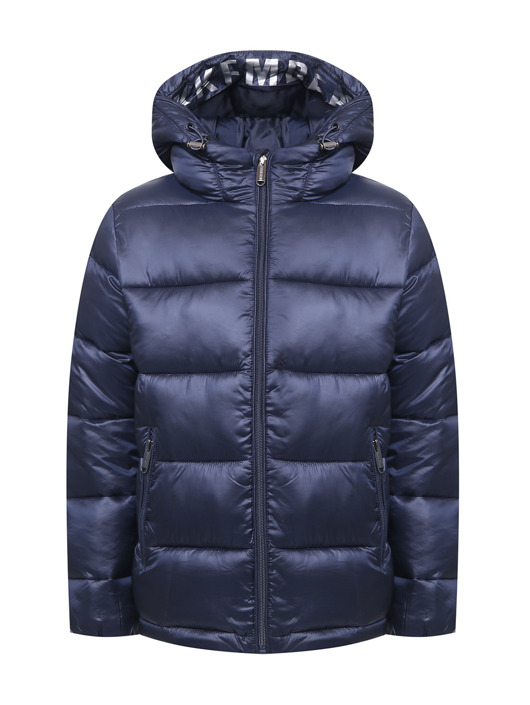 Bikkembergs Стеганая куртка с капюшоном