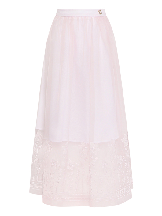 Elie Saab Юбка-миди с вышивкой