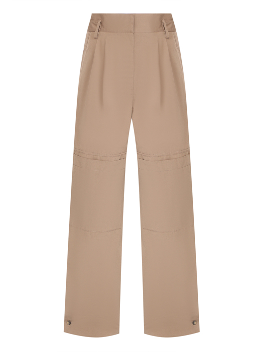 Alberta Ferretti Брюки из хлопка с карманами