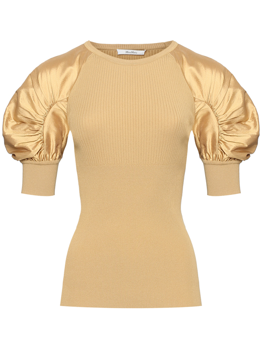 Max Mara Трикотажная блуза из вискозы