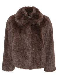Weekend Max Mara Укороченная шуба с карманами