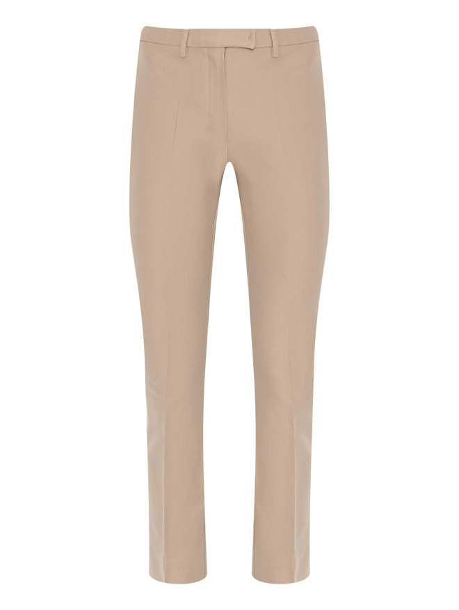 Max Mara Укороченные брюки из смешанного хлопка