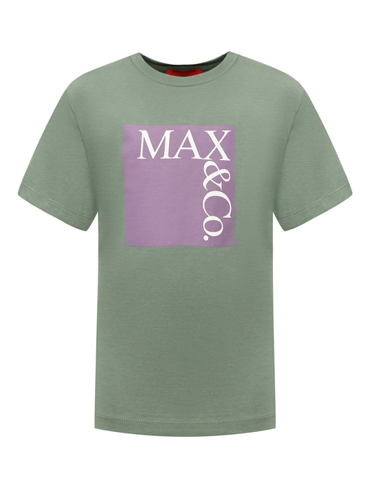 Max&Co Футболка из хлопка с логотипом