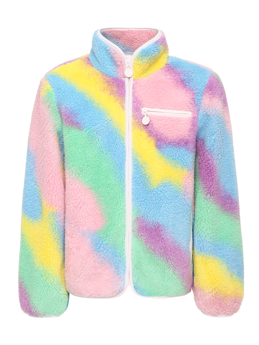 Stella McCartney kids Куртка из искуственного цветного меха