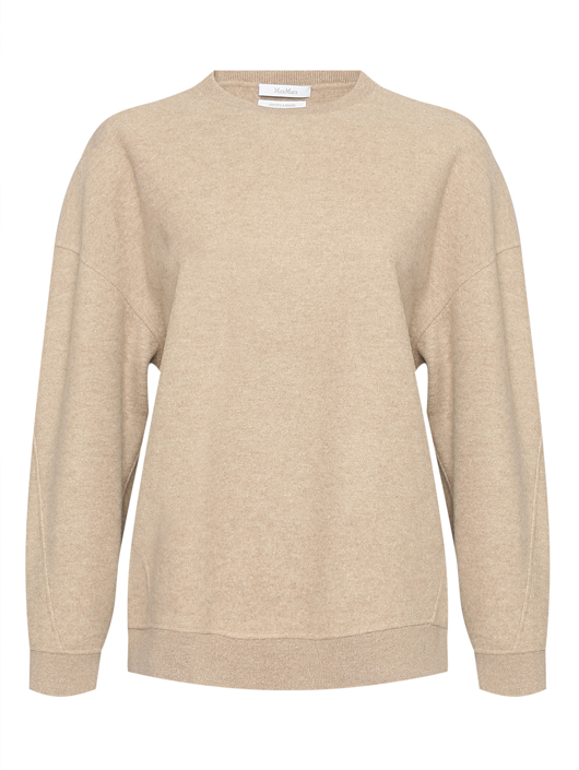 Max Mara Однотонный джемпер изтшерсти и кашемира