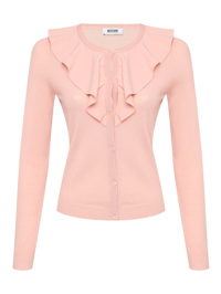 Moschino Cheap&Chic Кардиган на пуговицах с оборками