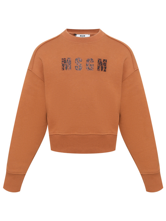 MSGM Свитшот из хлопка с логотипом