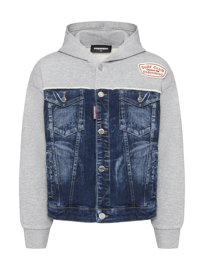 Dsquared2 Комбинированная куртка из денима