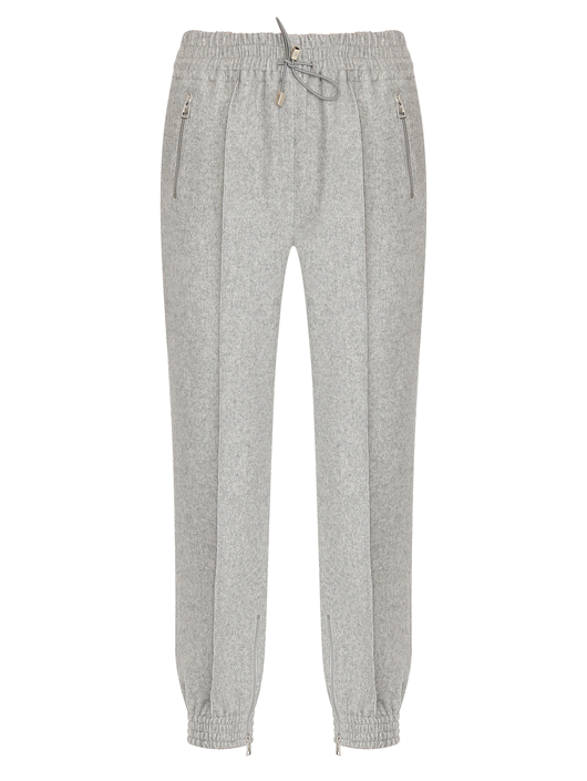 Ermanno Scervino Брюки из смешанной шерсти на резинке
