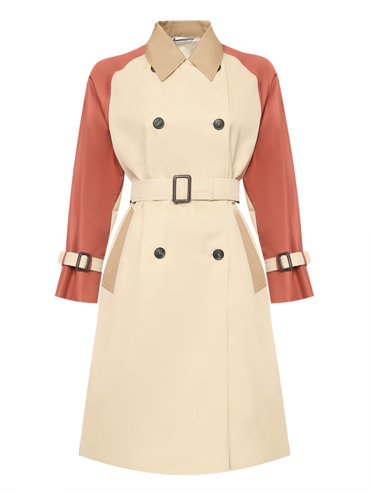 Weekend Max Mara Плащ с контрастной отделкой