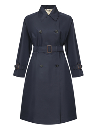 Weekend Max Mara Плащ из смешанного хлопка с поясом