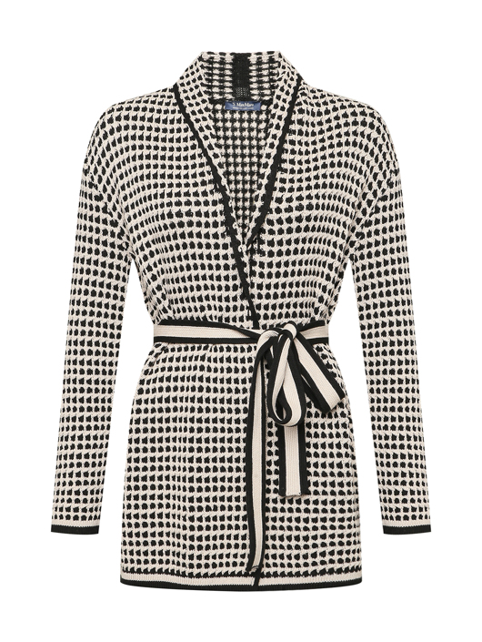 Max Mara Хлопковый кардиган с поясом