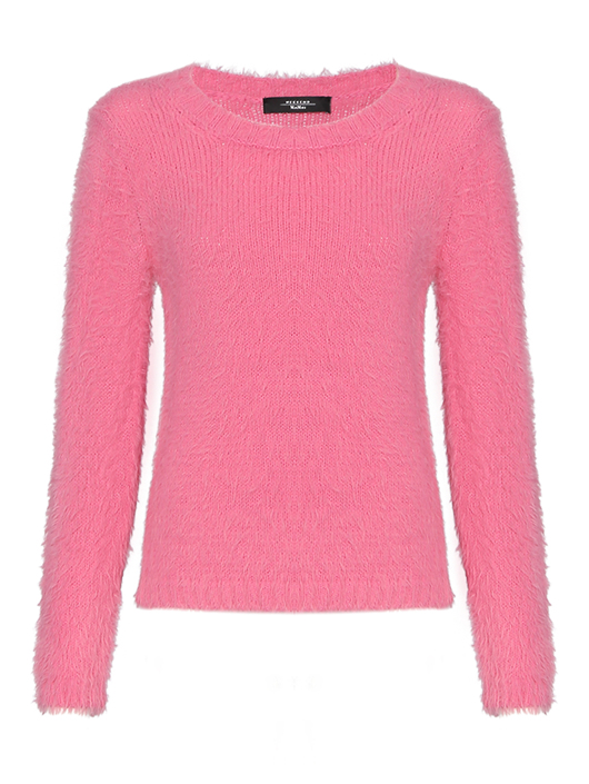 Weekend Max Mara Трикотажный джемпер с круглым вырезом