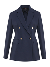 Max Mara Трикотажный двубортный жакет