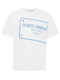 Dolce & Gabbana Футболка из хлопка с принтом