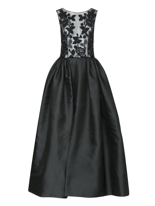 Zuhair Murad Платье-макси с декоративной вышивкой