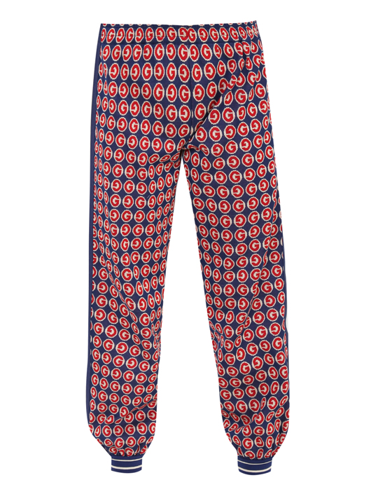 Gucci Брюки трикотажные с узором