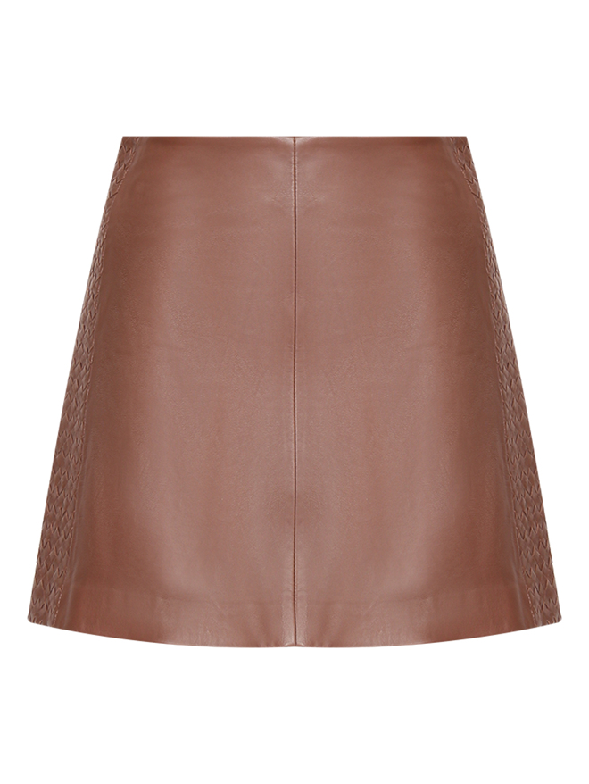 Weekend Max Mara Юбка-мини из кожи